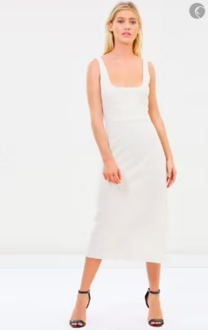 buy or rent / BEC + BRIDGE / brigette ivory midi dress / 10 (3865331762702185485)