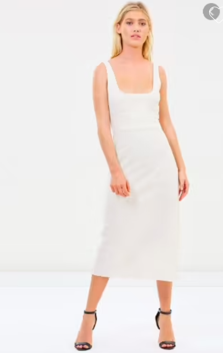 buy or rent / BEC + BRIDGE / brigette ivory midi dress / 10 Dresses