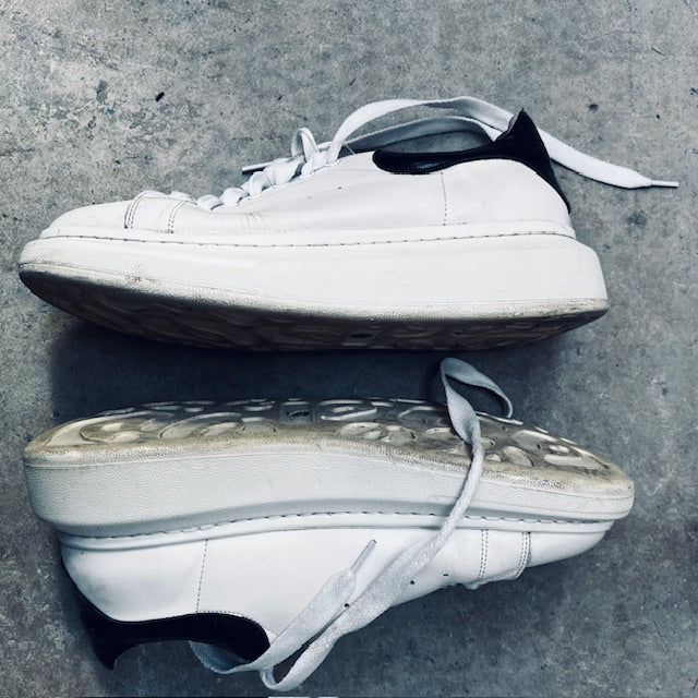 ANDREA BIANI / 'ebony' leather sneakers / 41 Shoes