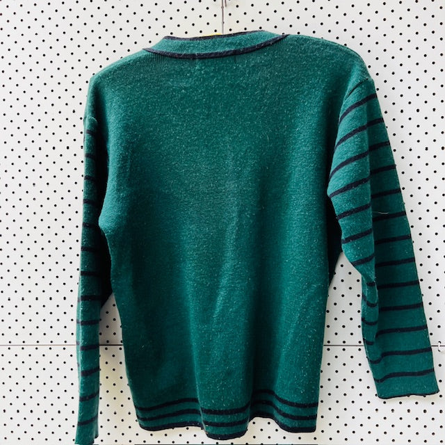 ST MARGARETS COLLEGE UNIFORM / wool cardigan / 10j (3867053129264772194)