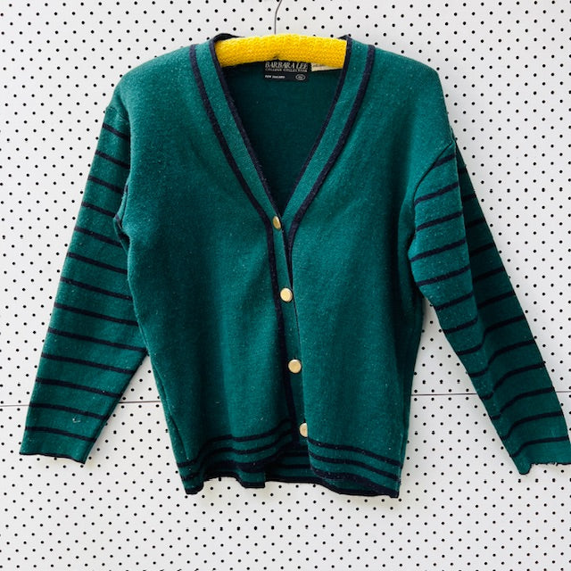 ST MARGARETS COLLEGE UNIFORM / wool cardigan / 10j (3867053135656178793)