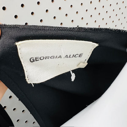 GEORGIA ALICE / thick top with ruffles, silk / s (3867129948795785538)