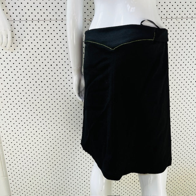 ZAMBESI / a - line standard skirt / 100% wool / 10 / made in nz Skirts