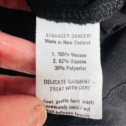 COMPANY OF STRANGERS / black dress / s / made in nz (3867750613551929039)