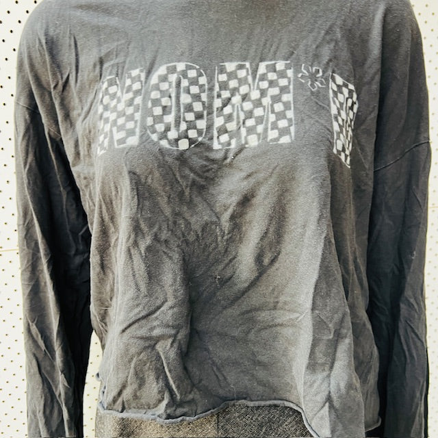 NOM*D / vintage 'new checkerboard' logo tee / M / made in nz Tops & shirts