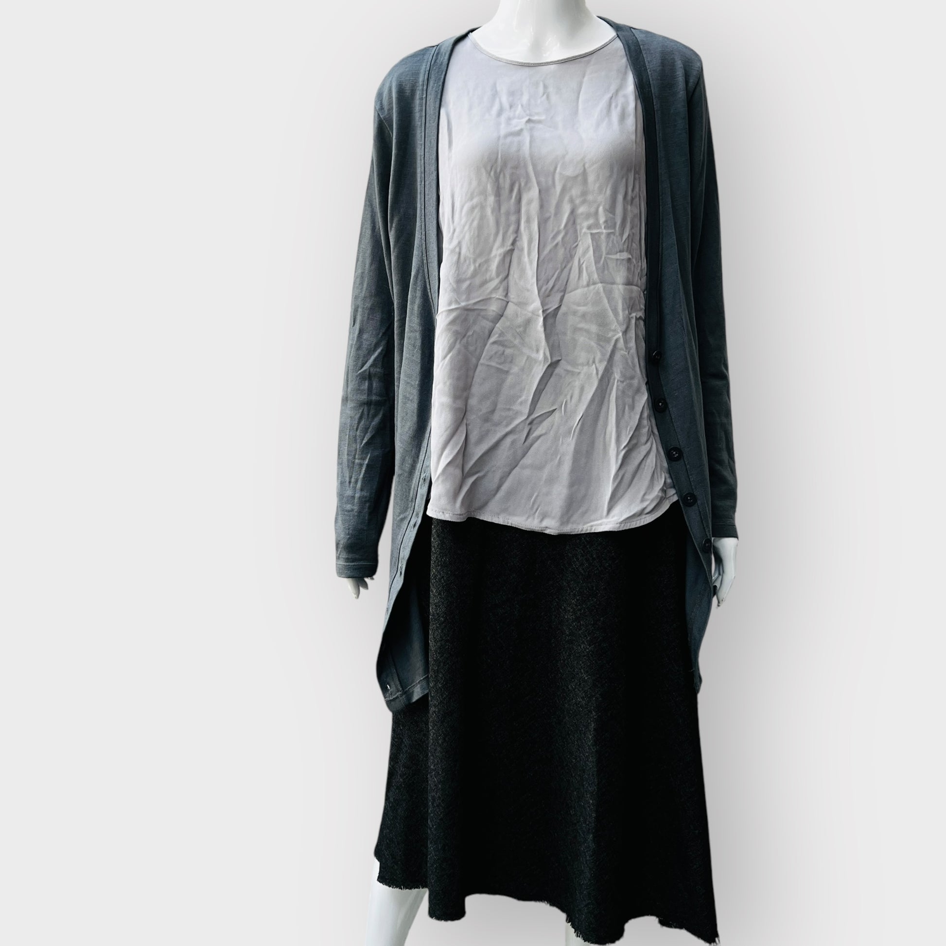 RUBY / a-line wool midi skirt / 10 Skirts