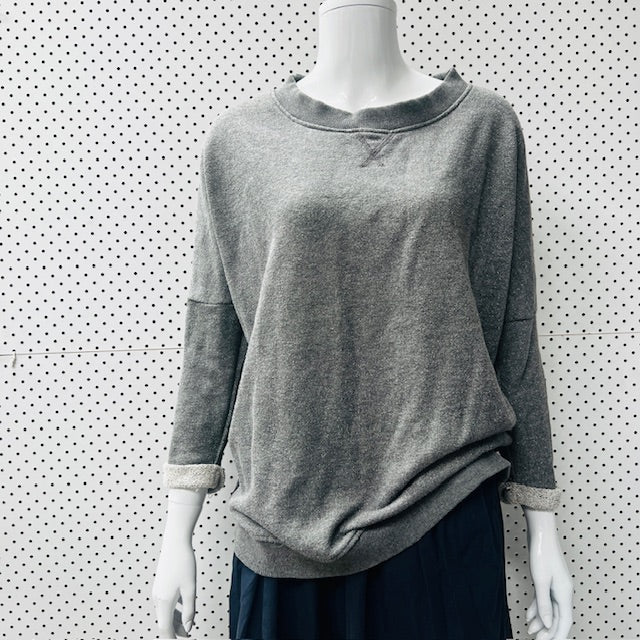 DAY BIRGER MIKKELSON / sweatshirt with sheer back / m/l (3868259964549459110)