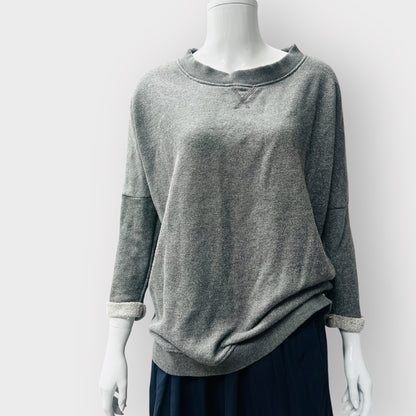 DAY BIRGER MIKKELSON / sweatshirt with sheer back / m/l (3868260160548890385)