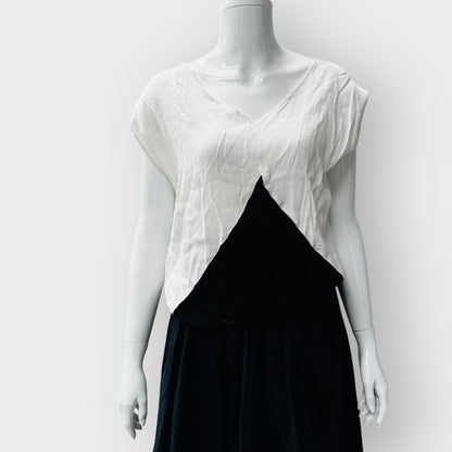 REPERTOIRE / black + white top / 2 / made in nz (3868260168615690064)