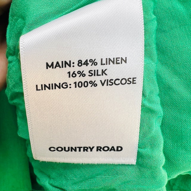 COUNTRY ROAD / Gathered Tiered Mini Dress / silk linen / 16 Dresses