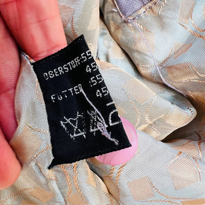 italian vintage / lilac linen bomber / L/XL (3868790423239950284)