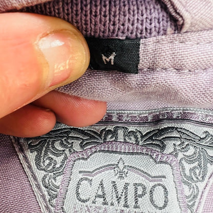 italian vintage / lilac linen bomber / L/XL (3868790428885972287)