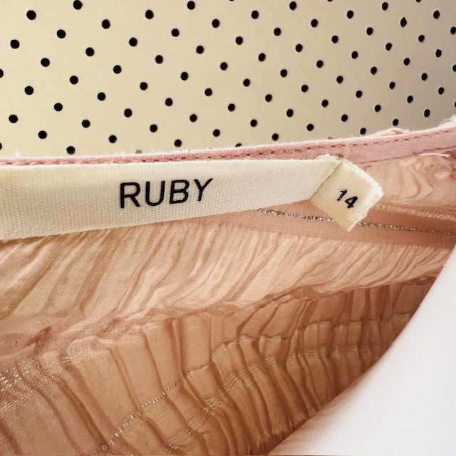 RUBY / mirella crop in pink / 14 Tops & shirts