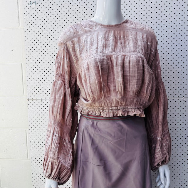RUBY / mirella crop in pink / 14 Tops & shirts