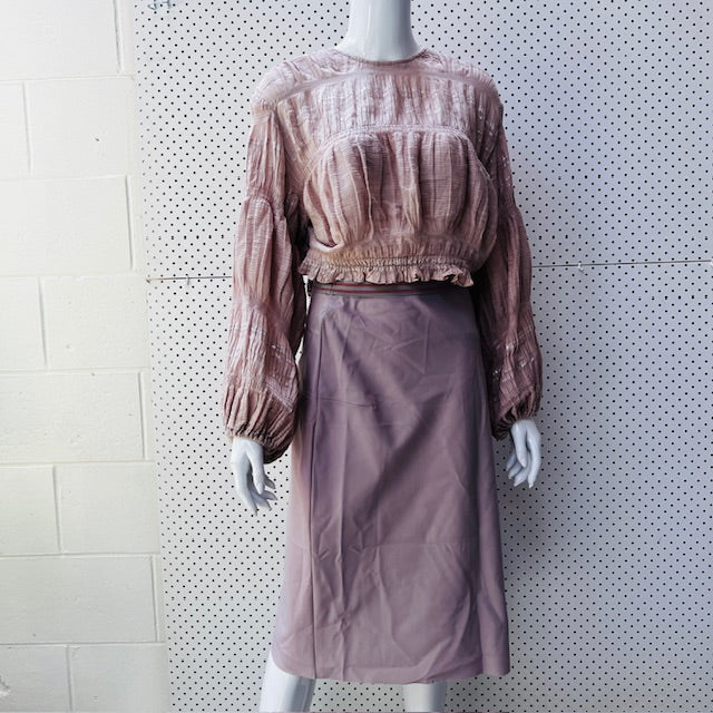 RUBY / mirella crop in pink / 14 Tops & shirts