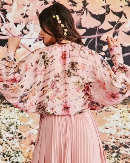 TRELISE COOPER / oh you pretty wing top / silk / L Tops & shirts
