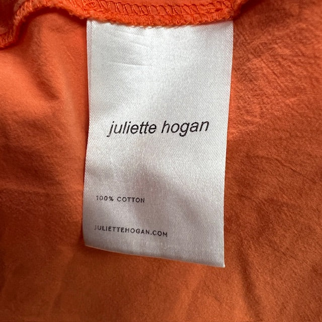 JULIETTE HOGAN / orange cotton maxi dress / 8 Dresses