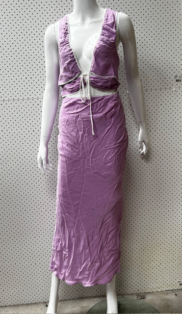 Sovere / Frosted Liliac Encore midi dress / xs (3872318779814106709)