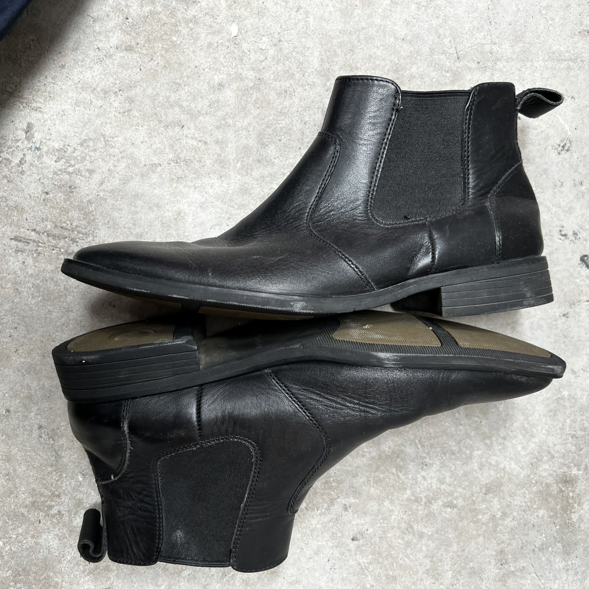 JULIUS MARLOW / 'major' black leather chelese boots / 6 (40) (3872413928638434073)