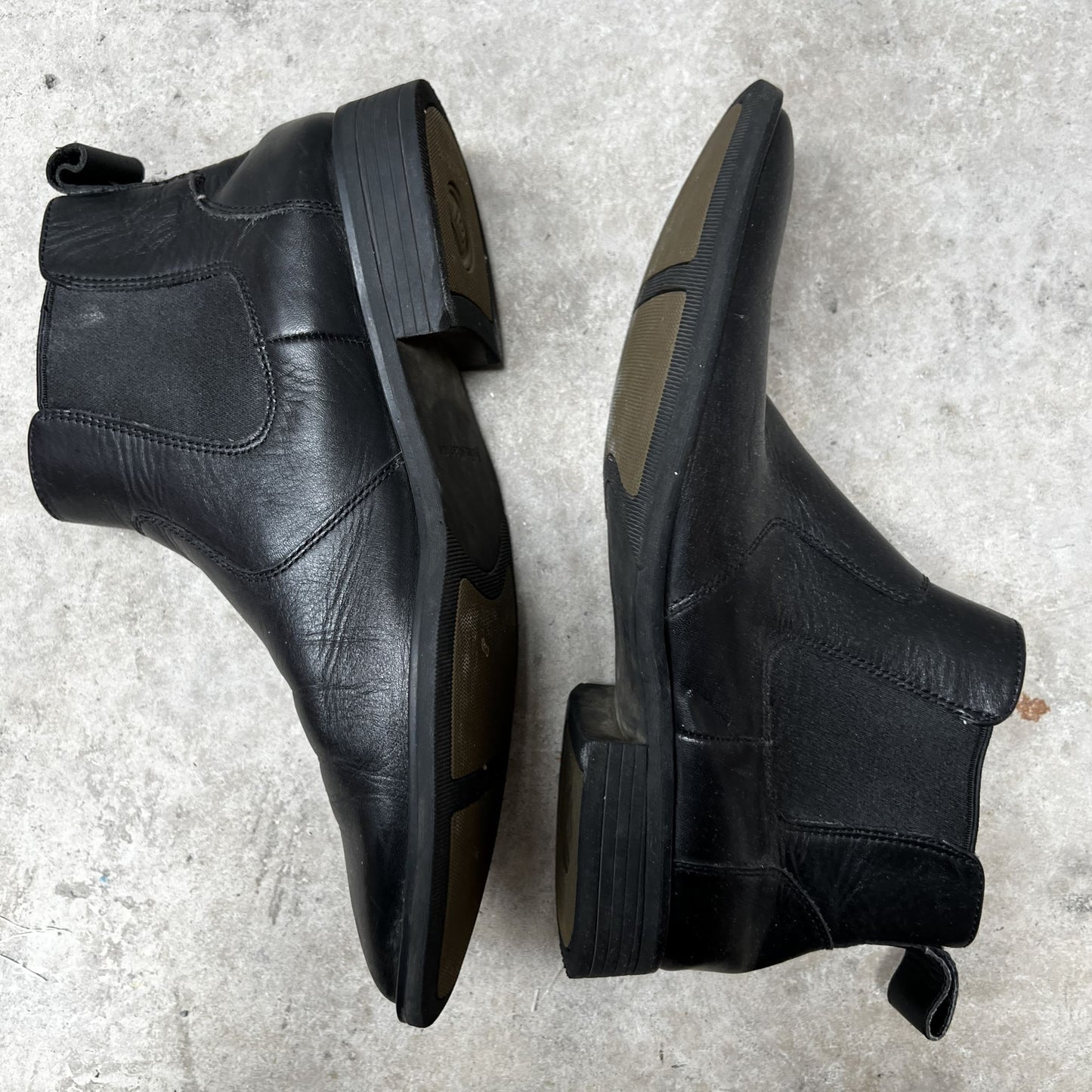 JULIUS MARLOW / 'major' black leather chelese boots / 6 (40) (3872413959208078944)