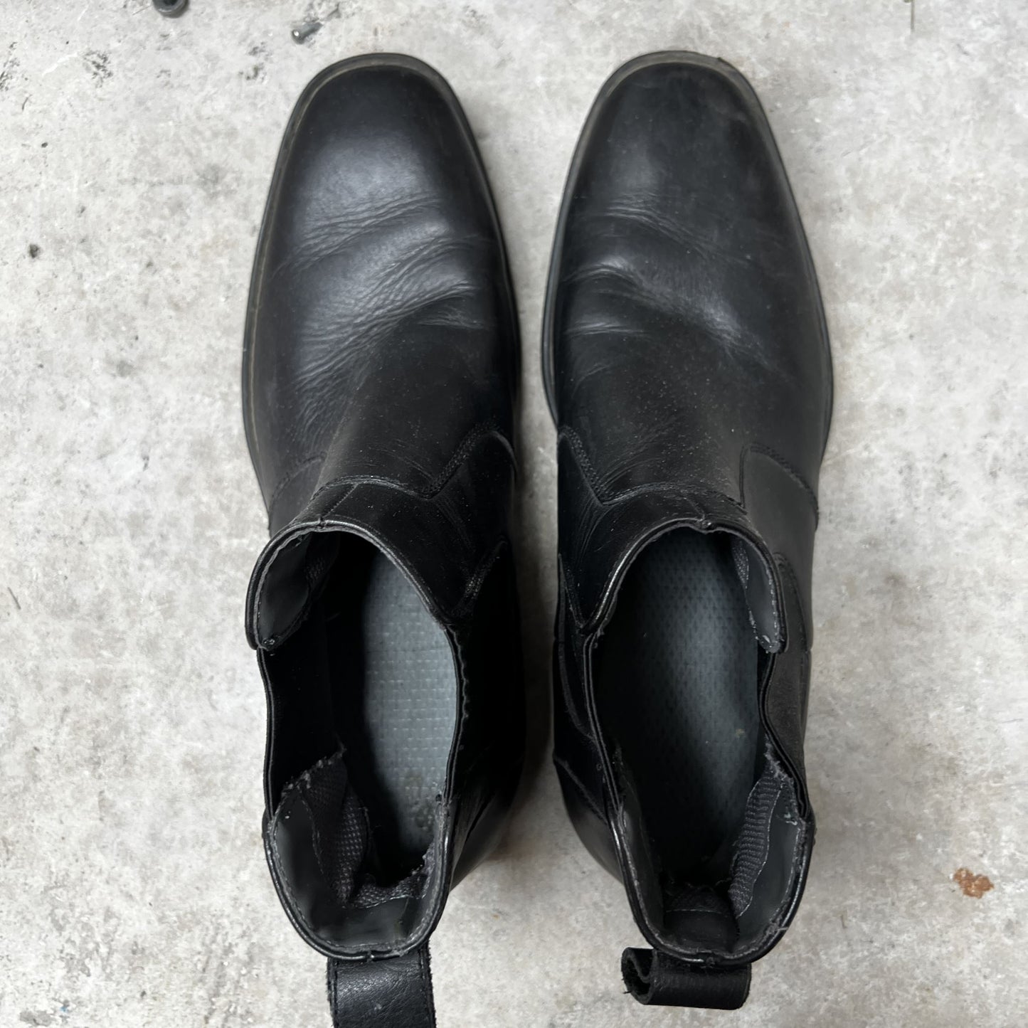 JULIUS MARLOW / 'major' black leather chelese boots / 6 (40) (3872413979177668032)