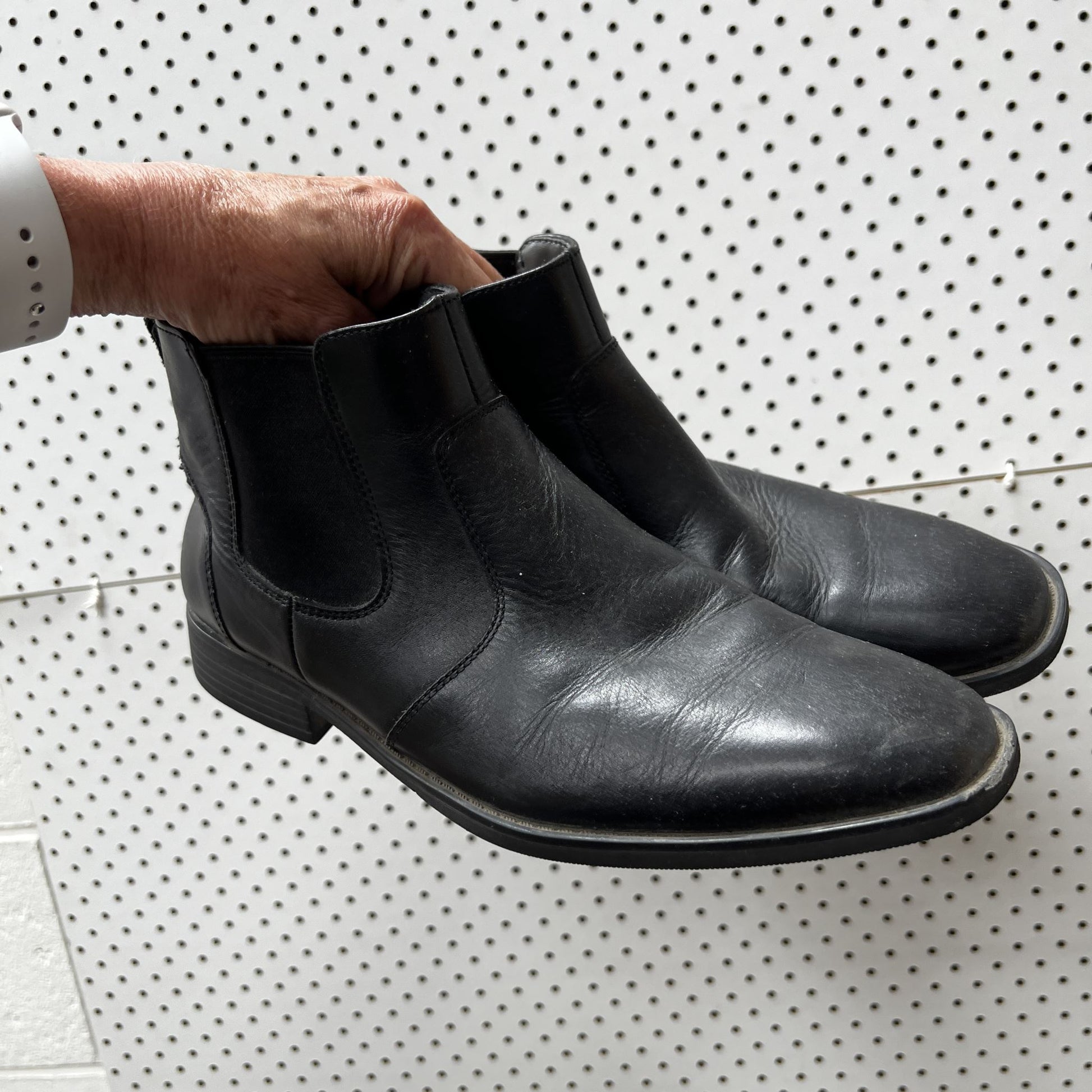 JULIUS MARLOW / 'major' black leather chelese boots / 6 (40) (3872413986960901987)