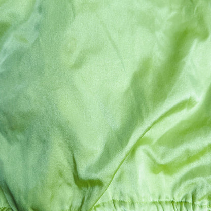 HANSEN & GRETEL / green silk open-back top / s (3873103497245376417)