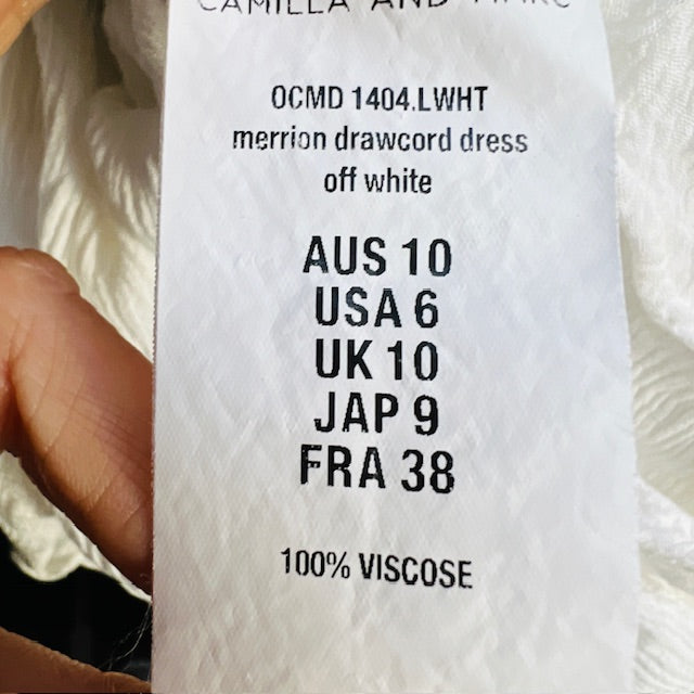 C&M CAMILLA AND MARC MERRION DRAWCORD DRESS / 10 (3873177457952208372)