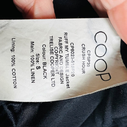 TRELISE COOPER / 'ruff my tumble' jacket / linen / 8 (3873354035238412553)