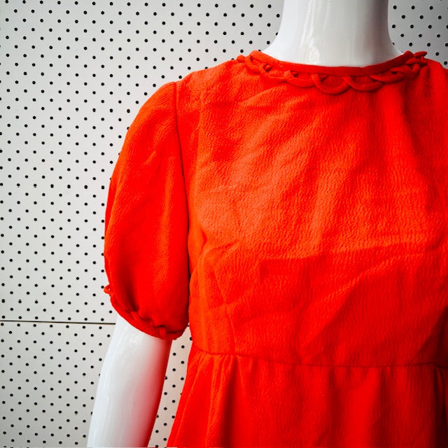 1970s nz vintage / orange bridesmaid dress / s Vintage & retro