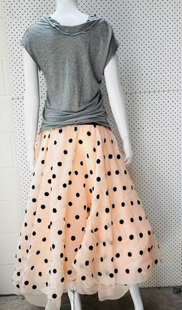 TRELISE COOPER / 'lets rock n roll' tulle skirt / m (3873623708893398883)