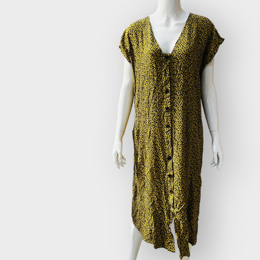 MADEWELL / Easy Midi Dress in Bitsy Floral / m (3874222967593830350)