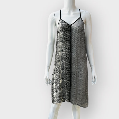 COMPANY OF STRANGERS / silk dress / 10 / made in nz (3874222974547543058)