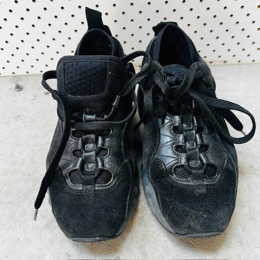 ACNE STUDIOS / 'manhattan' black leather trainers / $850 rrp (3874385984200160002)