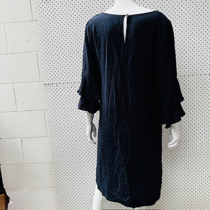 PERRIAM / navy 'flirt' dress / size 10 (3874737059629164558)