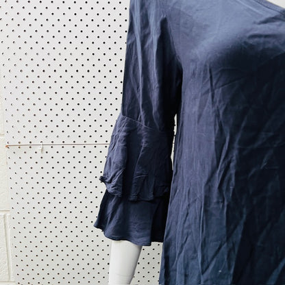 PERRIAM / navy 'flirt' dress / size 10 (3874737063110596199)