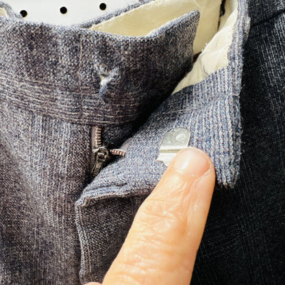 vintage menswear / tweed wool pants / s (3874898240549546190)
