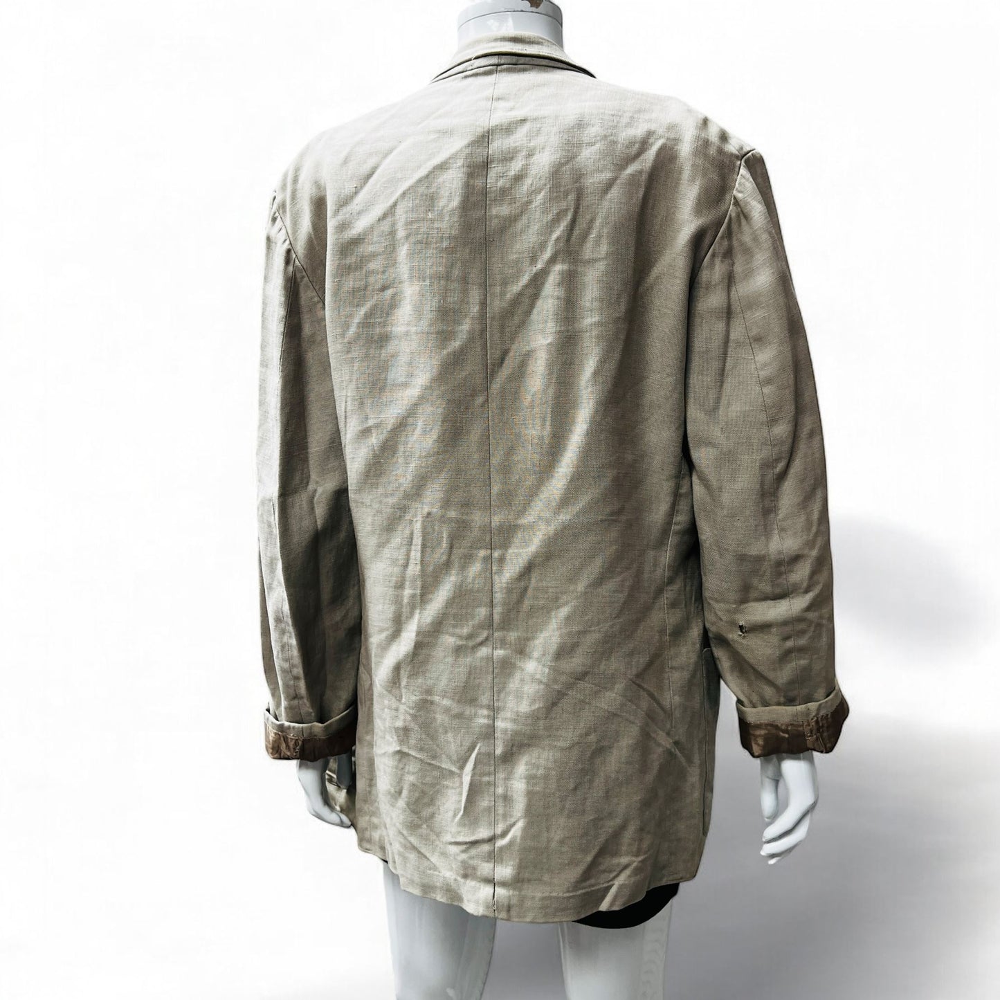 british vintage / STEEGAN / linen blazer / 40 Jackets