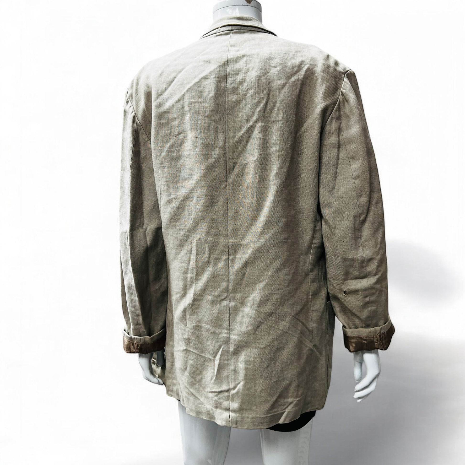 british vintage / STEEGAN / linen blazer / 40 Jackets