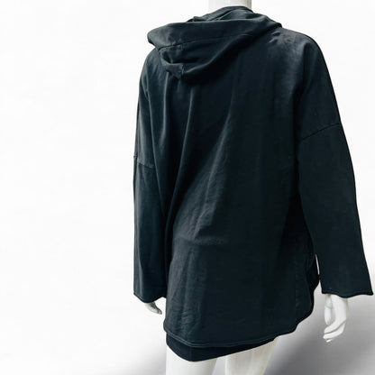 SUZY D LONDON / hooded sweatshirt / made in italy / m (3875508643023952657)