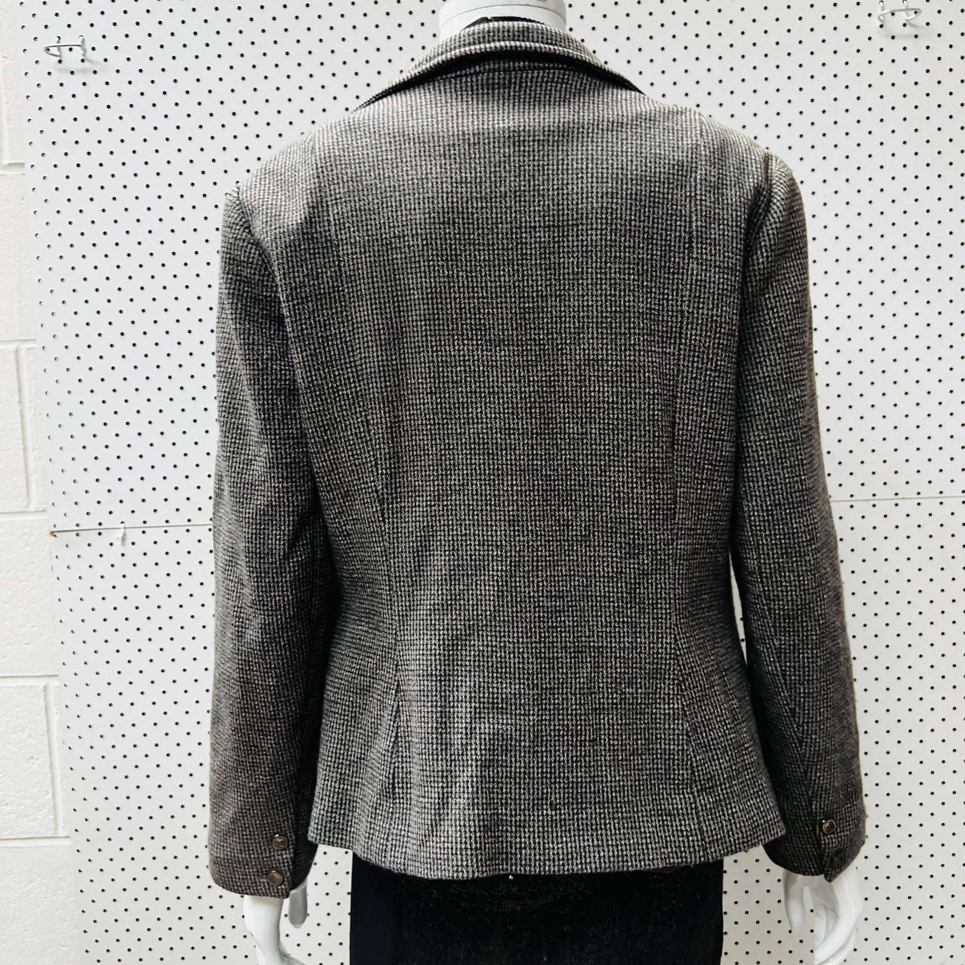 1960s european vintage / pure wool tweed jacket / s Jackets