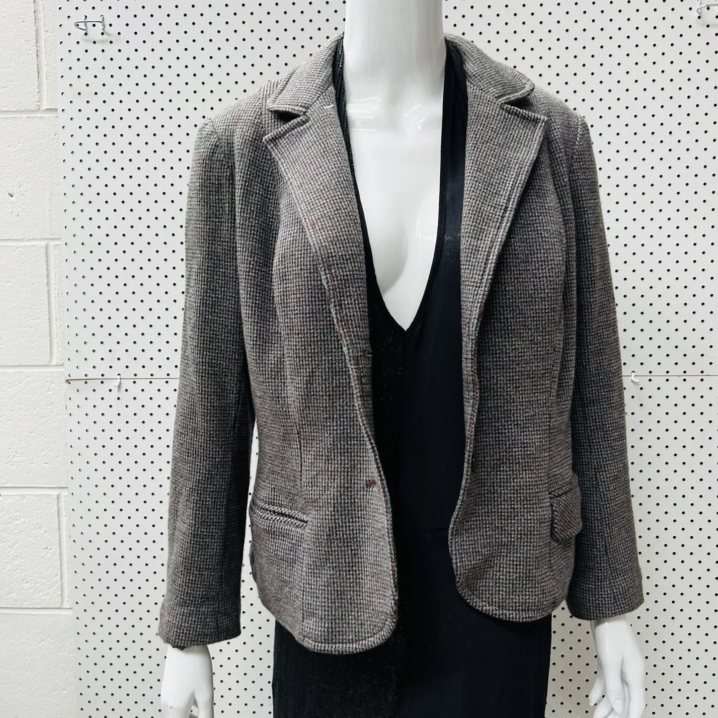 1960s european vintage / pure wool tweed jacket / s Jackets