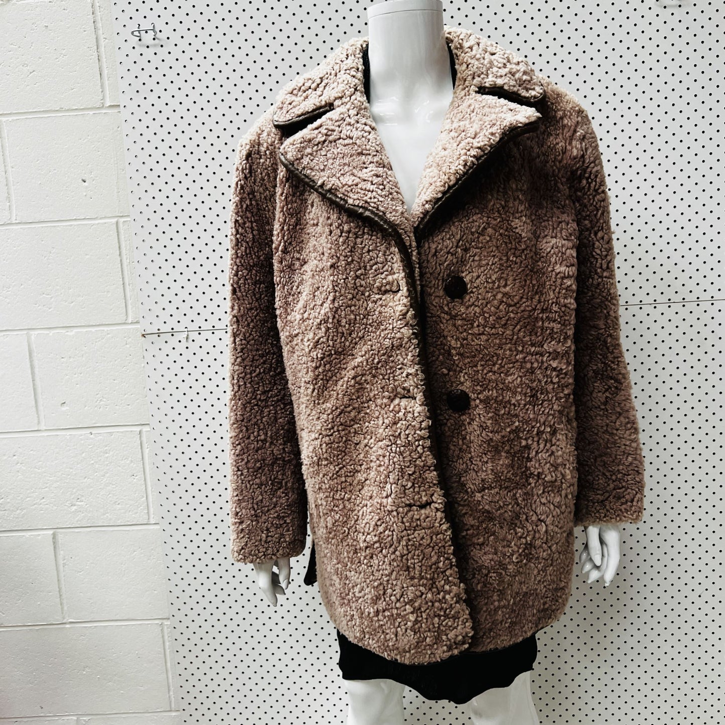 1980s british vintage / HEA TONA / sheepskin or shearling jacket / 16 (3876127231698428096)