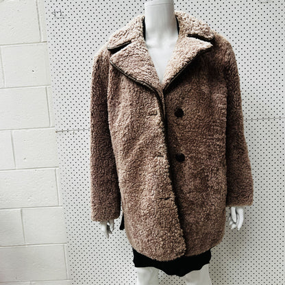 1980s british vintage / HEA TONA / sheepskin or shearling jacket / 16 (3876127231698428096)