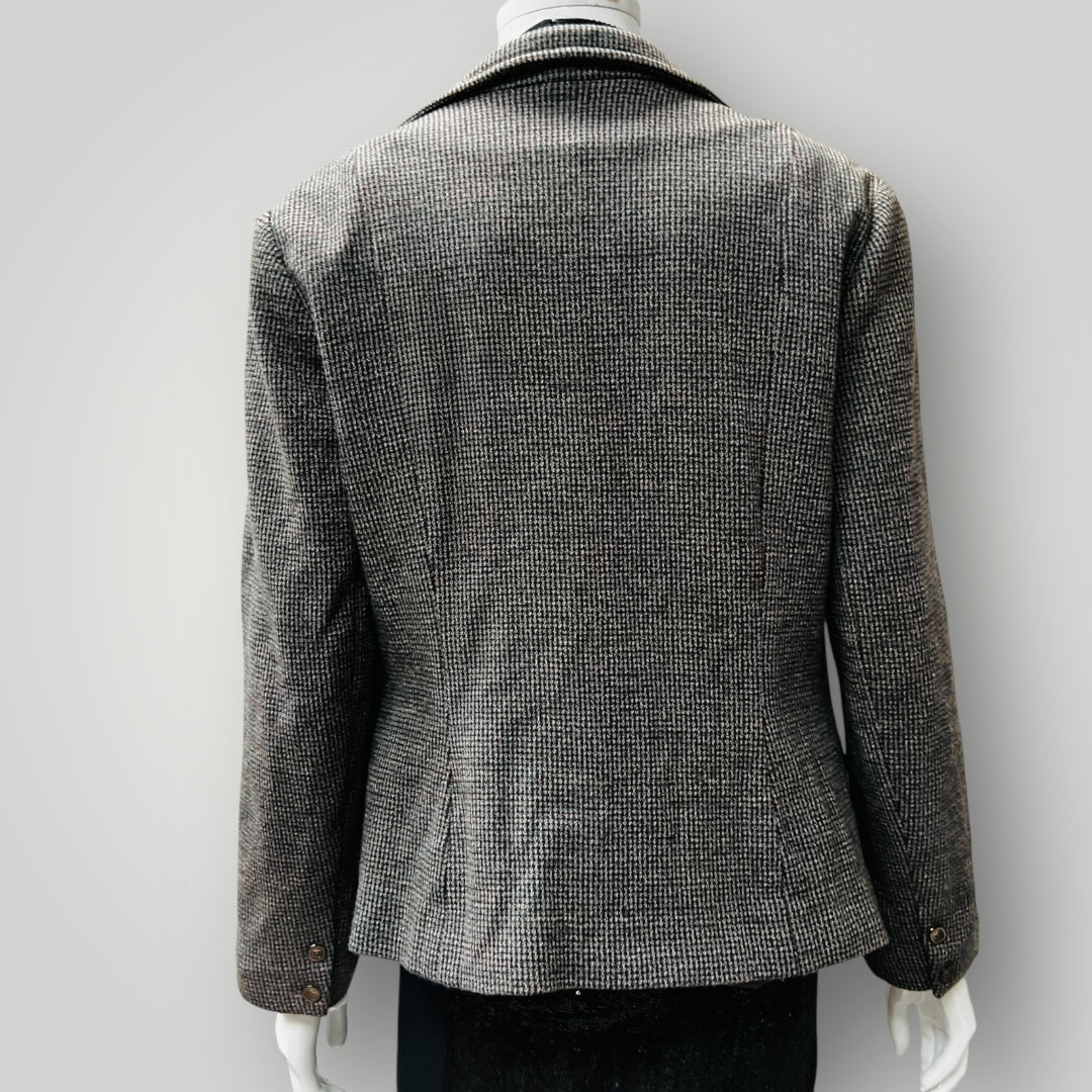 1960s european vintage / pure wool tweed jacket / s Jackets