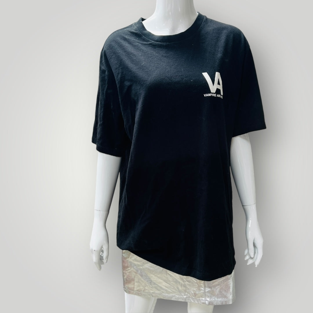 UNDERCOVER / unisex black vampire airlines tee / L / made in japan Tops & shirts