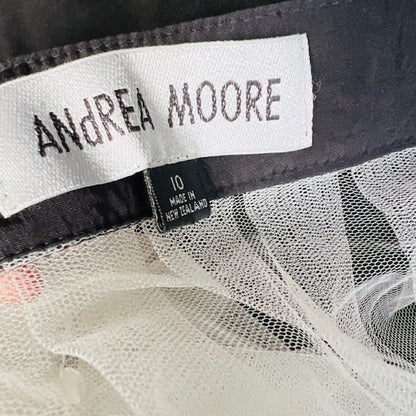 2000s nz vintage / ANDREA MOORE / tulle wrap skirt / 10 / made in nz (3876735654964413443)