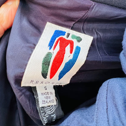 1990s nz vintage / PEPPERTREE / pure wool navy blazer / s (3877245018697394451)