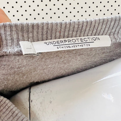 UNDERPROTECTION / fringed sweatshirt / m (3877830559417010936)