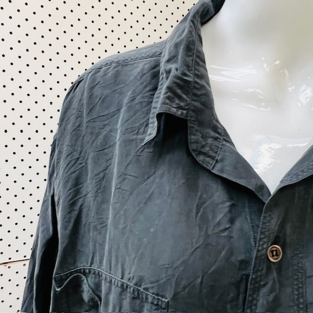 1980s vintage / WHITBY / oversized silk shirt / xl Tops & shirts